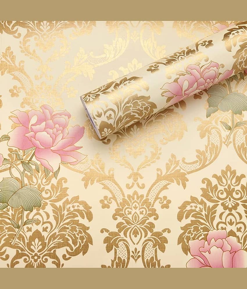KAAF Geometric Wallpaper ( 45 x 500 ) cm ( Pack of 1 )