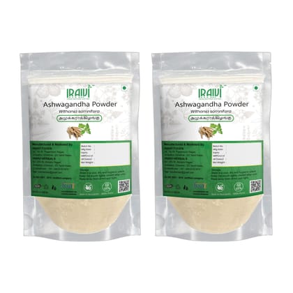 IRAIVI Premium Ashwagandha Powder 200g | Amukkara Kizhangu | Panneeru Gadda | Stress Adaptation & Vitality | 100% Pure Ashwagandha Supplement | Supports Energy & Calm