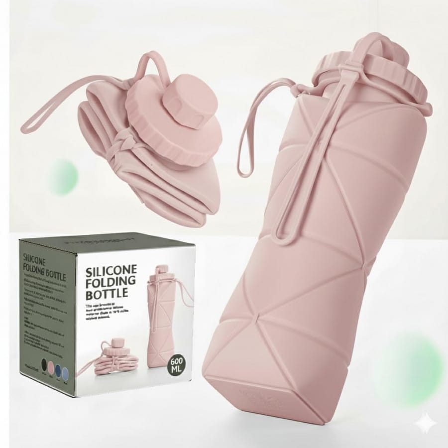 Wholesale Item - SILICONE FOLDABLE WATER BOTTLE - MOQ 16 Pieces
