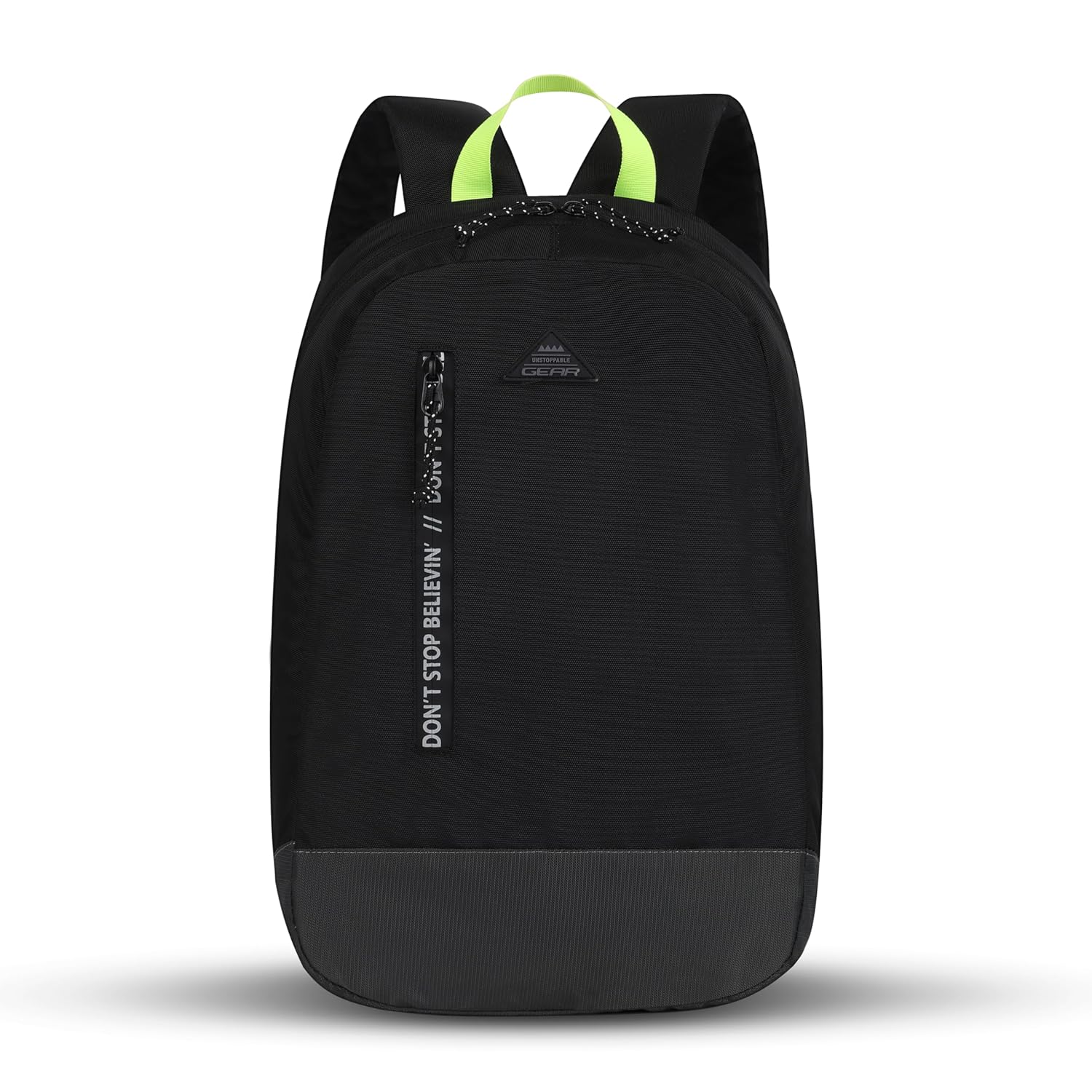 Superior 17"/19L Medium Water Resistant Backpack | Casual Backpack | Daypack | Travel Backpack | College Bag For Men/Women (Black - Grey)