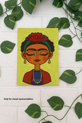 Dbeautify's MDF DIY Frida Kahlo Portrait Painting