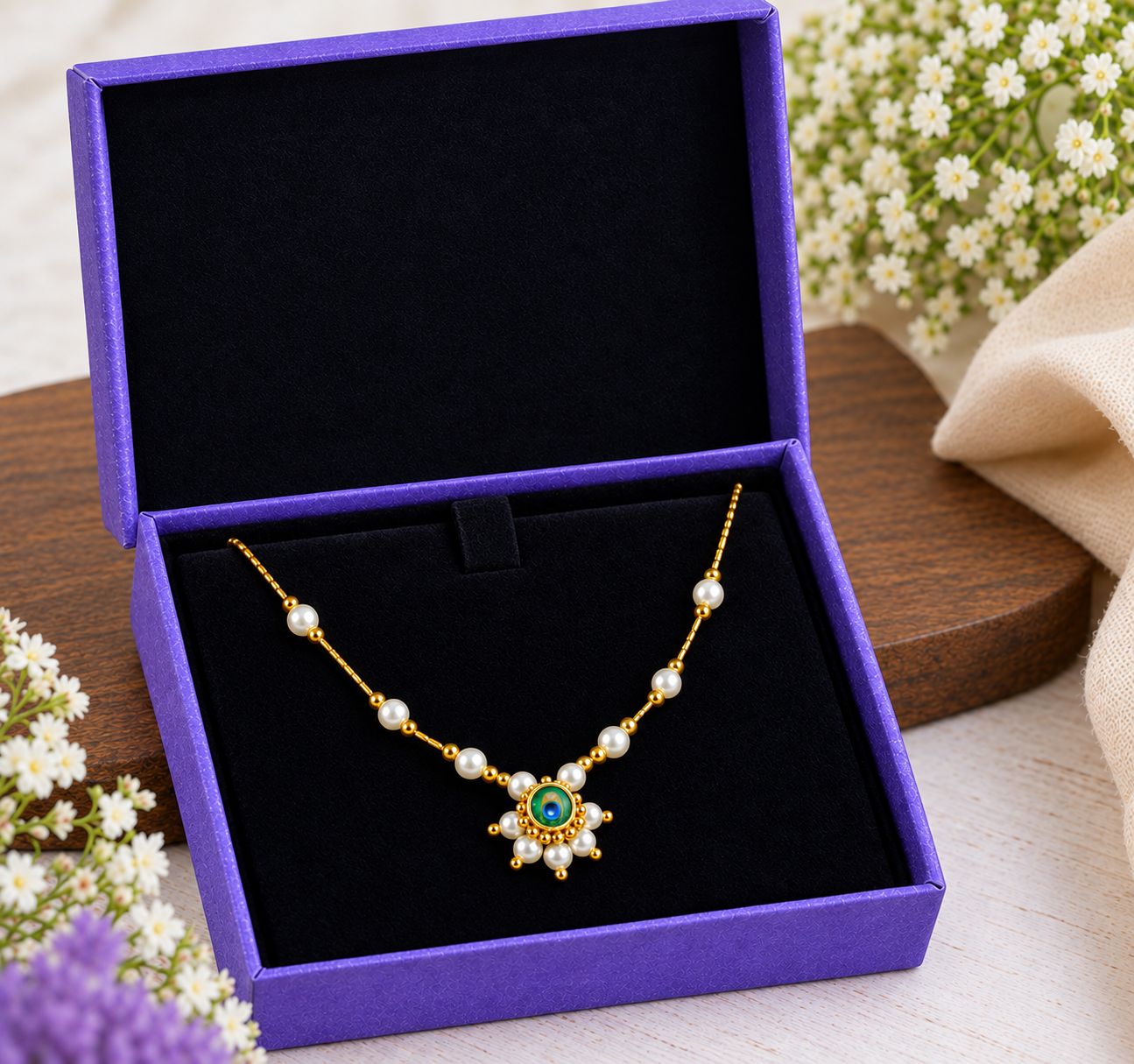 Elegant Invisible Necklace Jewellery Piece