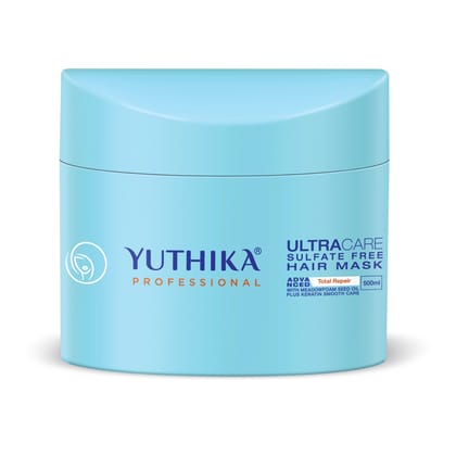 Yuthika Ultracare Sulfate Free Hair Mask 500ml, Professional Advanced Hair Repair Mask for Dull, Dry and Brittle Hair