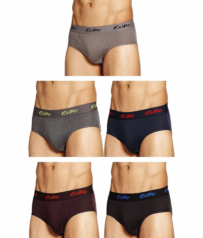 Euro Multi Brief Pack of 5