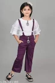 Dungree style pant top for kids