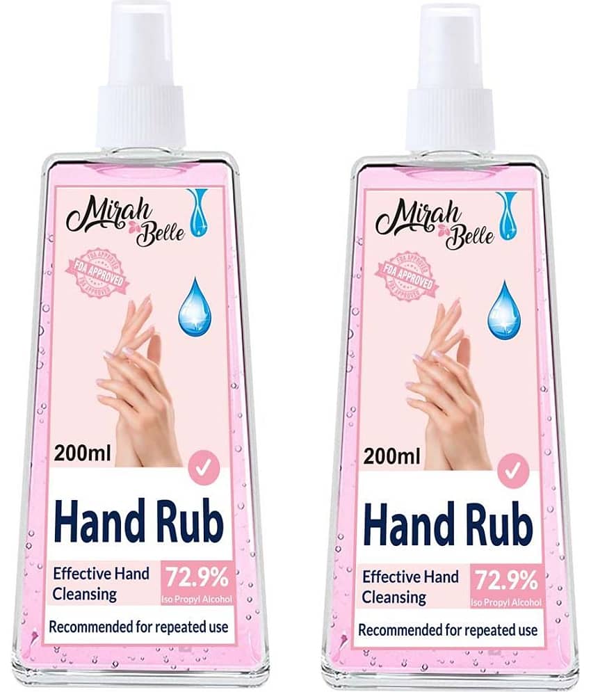 Mirah Belle - Hand Rub Sanitizer Spray 200 mL (Pack of 2)
