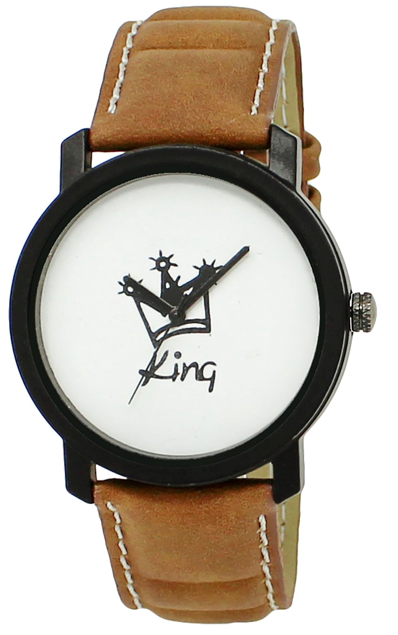 White & Black King Analog Watch for Men LR18