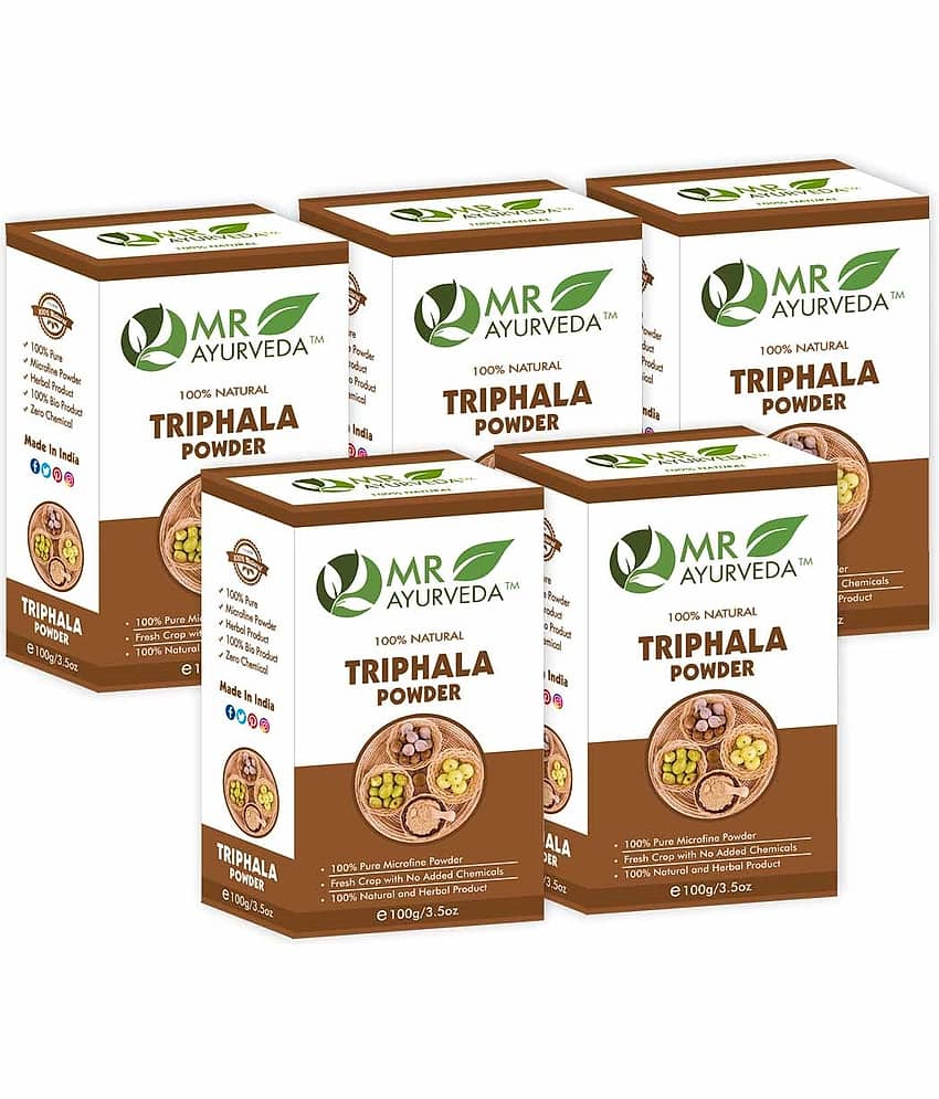 MR Ayurveda Best Selling Triphala Powder  Hair Scalp Treatment 500 g Pack of 5