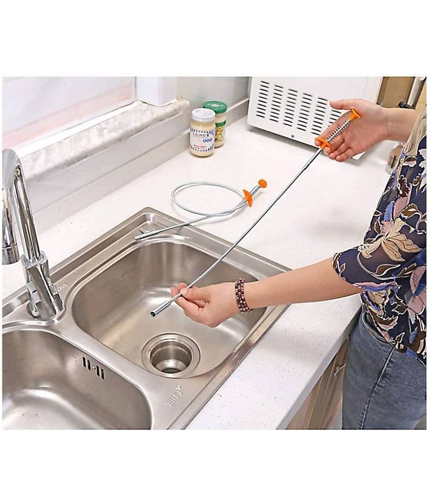 Zanny Silver Stainless Steel Drain Cleaner