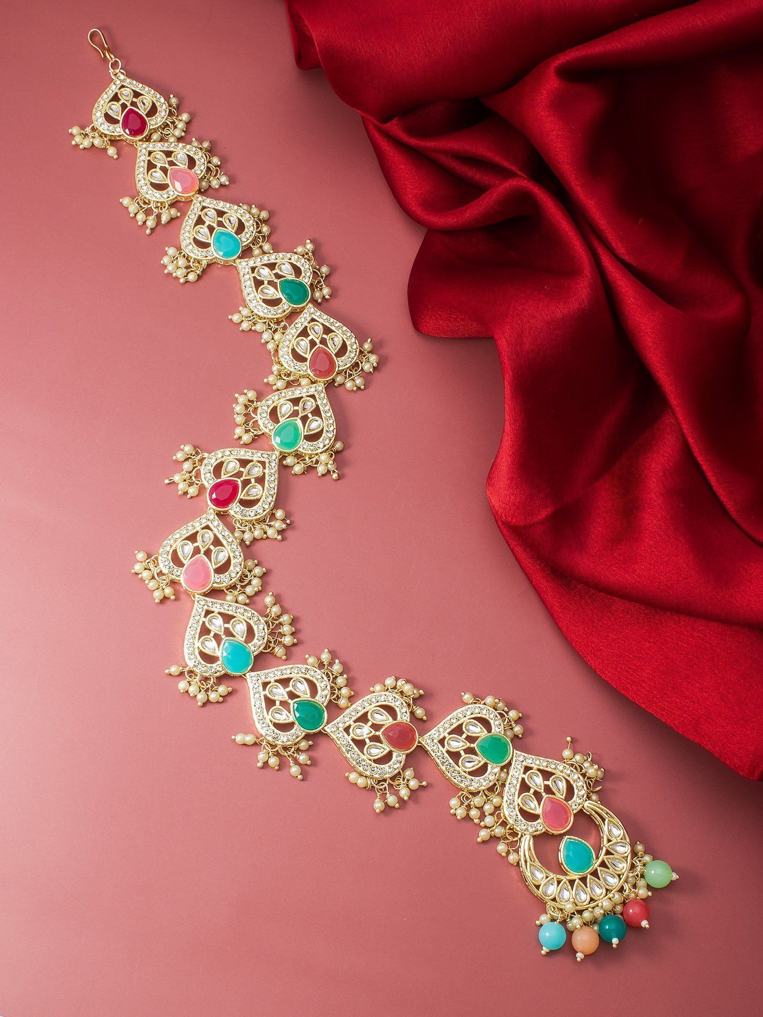 Morison Peacock Feather Jhumka Earrings Elegant Fusion of Tradition and Nature