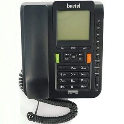 Beetel M53N Corded Landline Phone Black