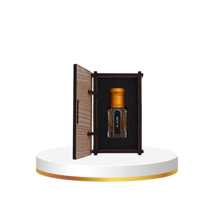alnaqi fragrances Elixir Attar Perfume Oil Unisex | Alcohol-Free Arabian Attar with Warm Oriental, Sweet & Woody Notes | Long-Lasting Roll-On Concentrated Perfume Oil