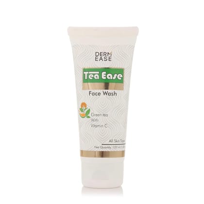 Dermease Green Tea & Charcoal Face Wash with Vitamin C