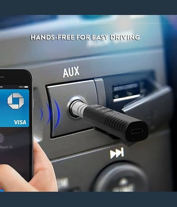 Webrothers 3.5mm Bluetooth Audio Jack AUX Receiver With Mic For Car Kit Compatible For Android & iOS Dongle Connector Adapter Transmitter Wireless Stereo TV Pen Drive bluetooth stereo adapter