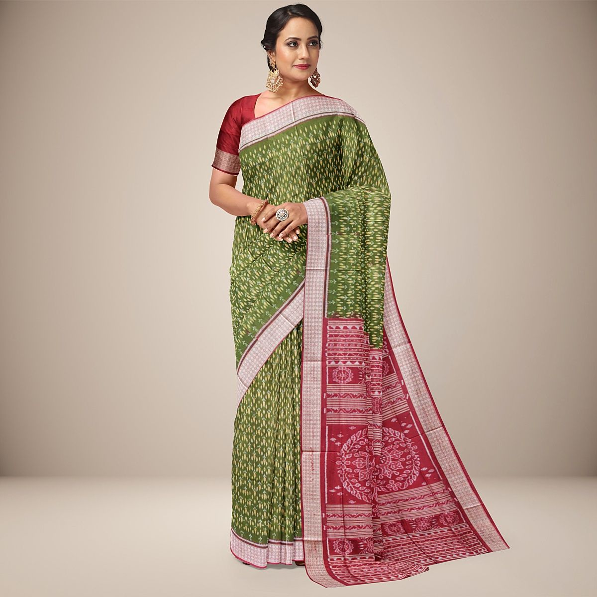 Body Bandha Sambalpuri Silk Saree