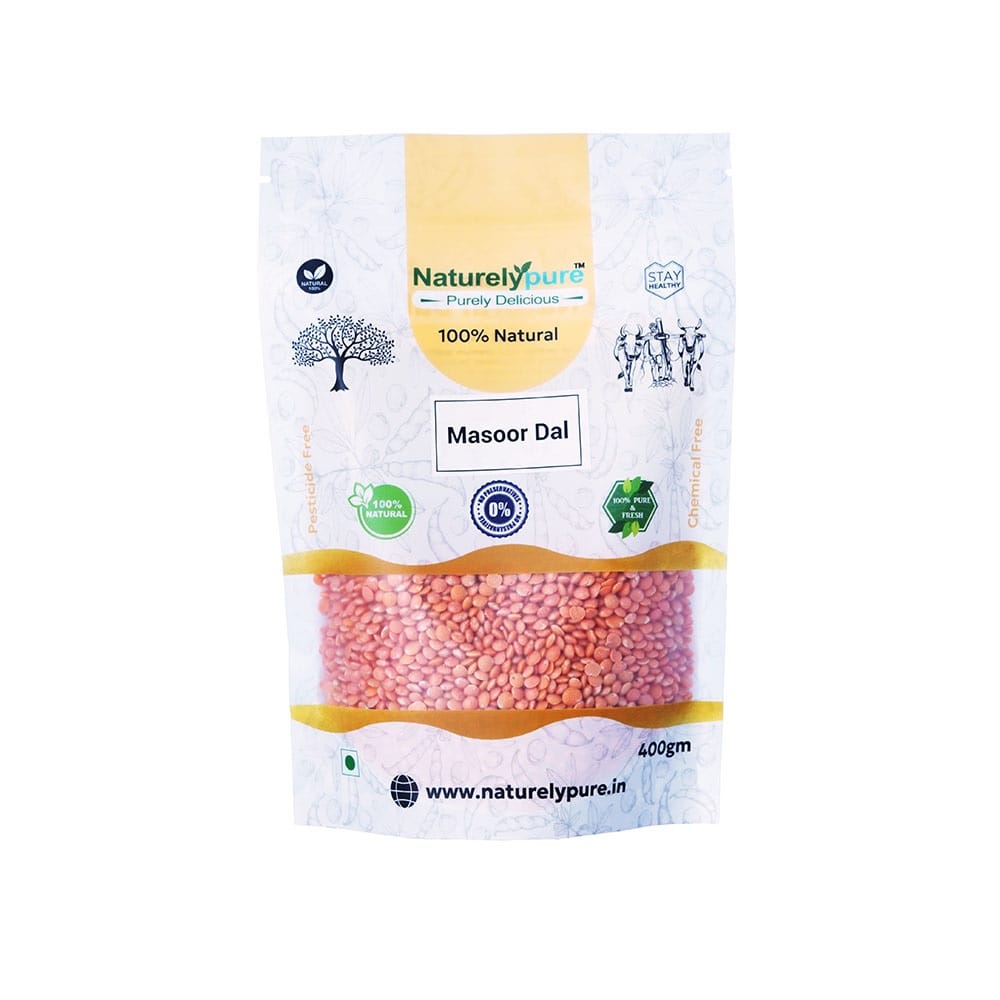 NATURELYPURE MASOOR DAL 400 GM