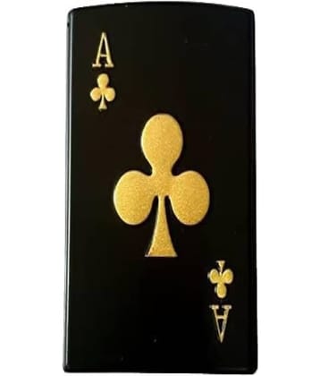 Kadio Black Stainless Steel Cigarette Lighter ( Pack of 1 )