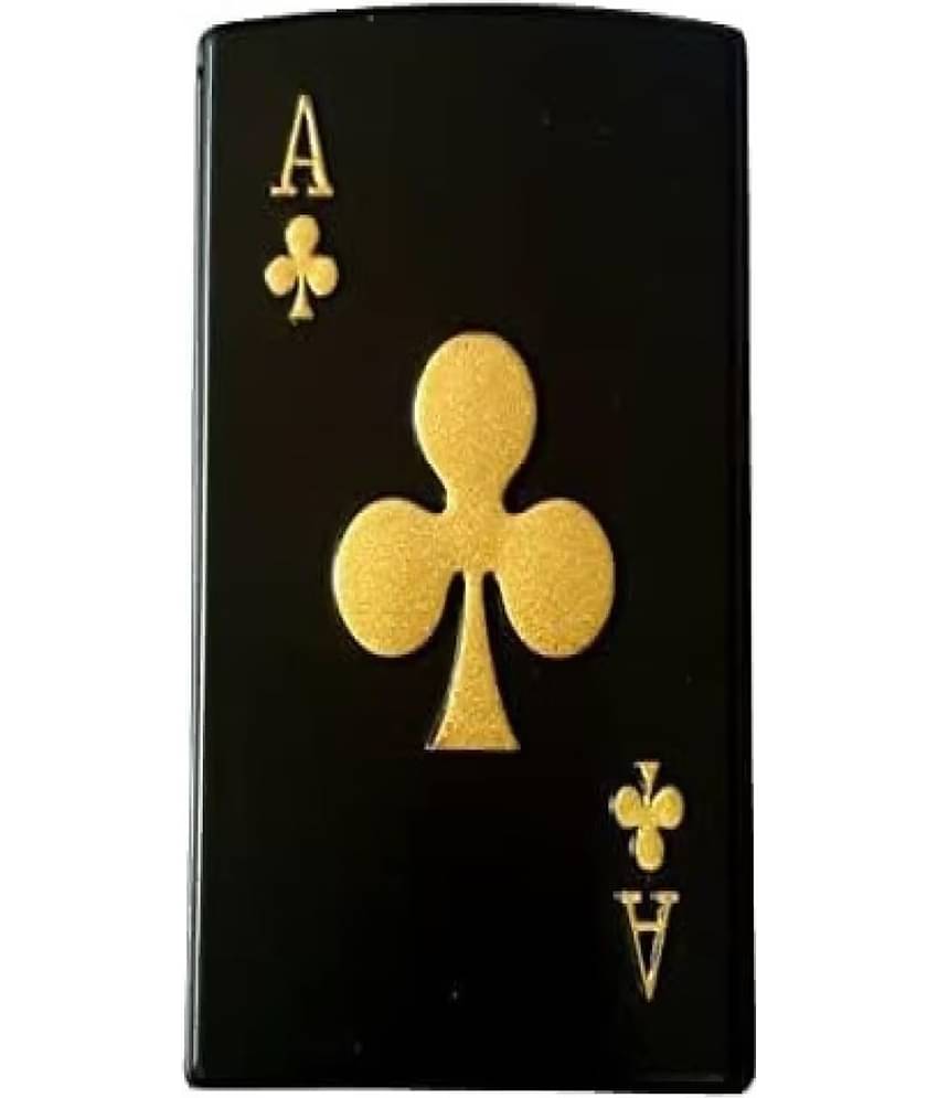 Kadio Black Stainless Steel Cigarette Lighter ( Pack of 1 )