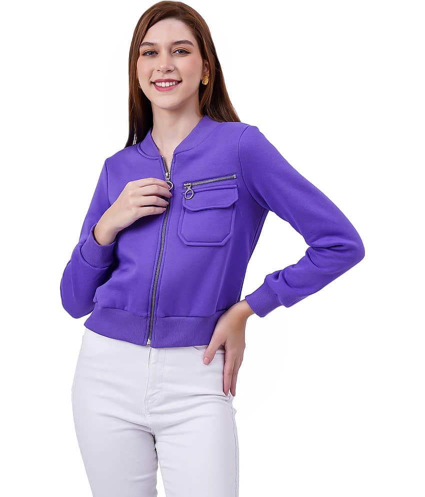 NUEVOSDAMAS "-" Fleece Purple Jackets Pack of 1