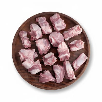 Fresh Goat Meat Chunks - 1 kg - One pack of goat meat chunks