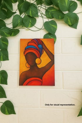 Dbeautify's MDF DIY Woman Silhouette Traditional Painting Dbeautify's MDF DIY Woman Silhouette Traditional Painting