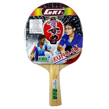 GKI Kung Fu Table Tennis Bat: Professional Ping Pong Racket for Explosive Attacking Play (Packing - 1 Unit) by Total Sporting And Fitness Solutions Pvt Ltd