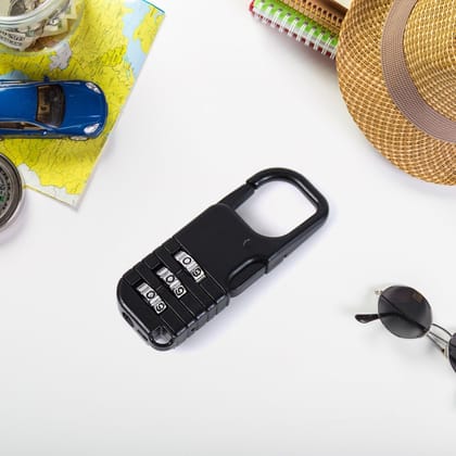 Suitcase Locks, Travel Luggage Locks, 3 Digit Combinations Padlock Mini Zinc Alloy Resettable Code Lock