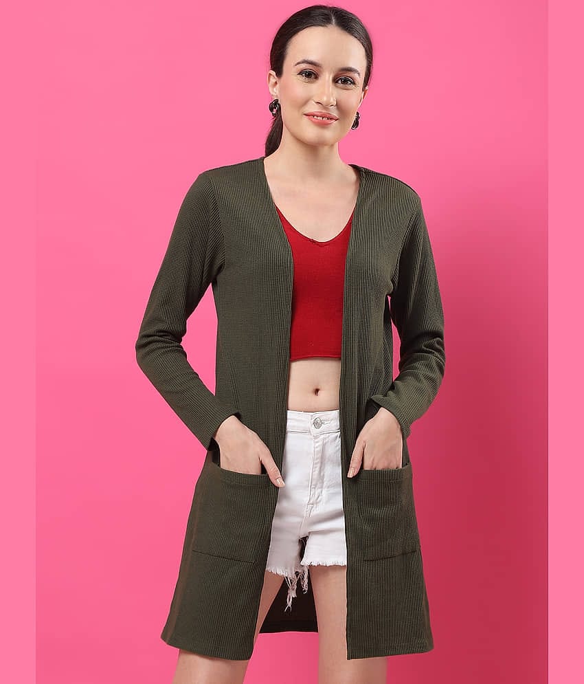 Rigo Women's Cotton Regular Top ( Green )