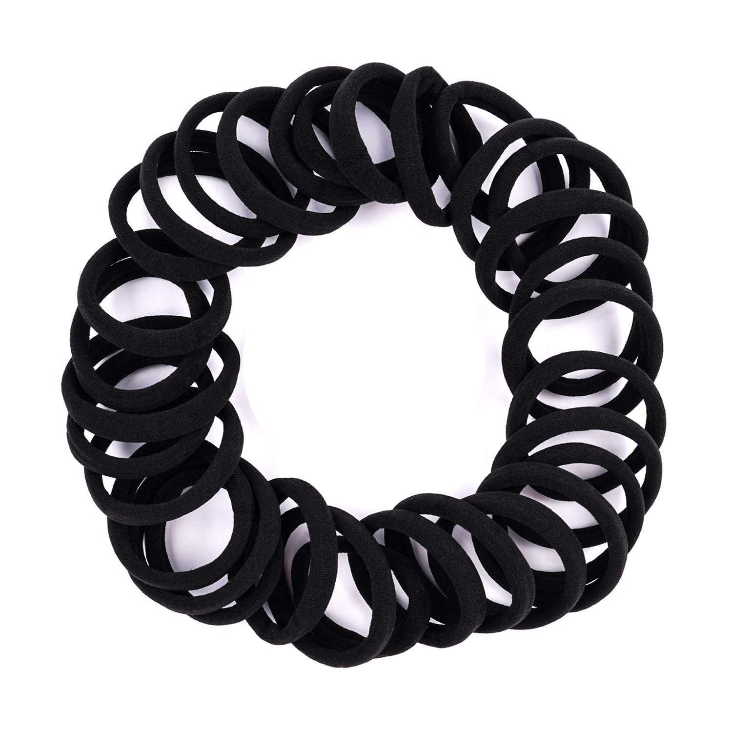 TEMPERIA (20 Pcs) Hair Band for Women & Girls - Premium Rubber Band - Elastic Ponytail Hairband Ties Accessories - Black (DN01) TEMPERIA (20 Pcs) Hair Band for Women & Girls - Premium Rubber Band - Elastic Ponytail Hairband Ties Accessories - Black (DN01
