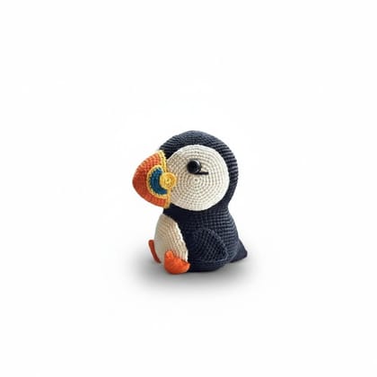 Handcrafted Crochet Puffin Plush Toy