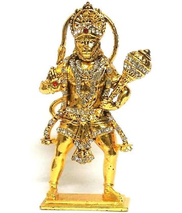 AIR9 Divinity Golden Finished Bajarang bali/Hanuman ji Idols Golden