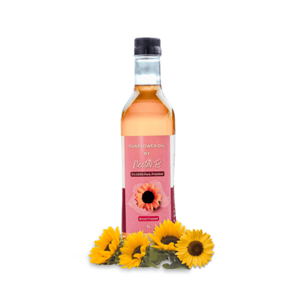 Wood Pressed Sunflower Oil | 100% Pure | Kachi Ghani | Unrefined | Chemical-Free Wood Pressed Sunflower Oil | 100% Pure | Kachi Ghani | Unrefined | Chemical-Free