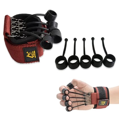 Hand Strengthener Equipment Hand Exercise Finger Gripper Band Random Color