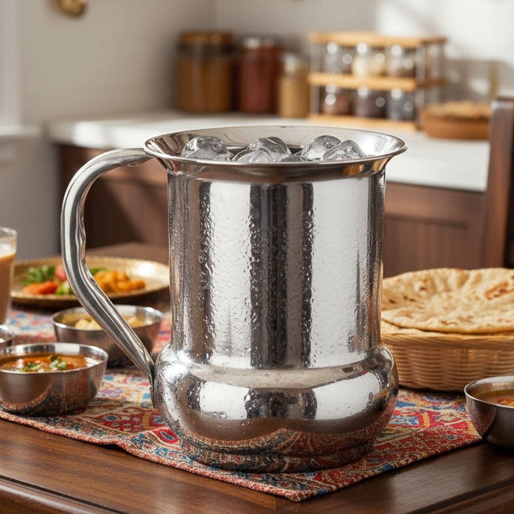 Stainless Steel Water Jug 1.9 Liter Serving Pitcher (SMAS099 A)