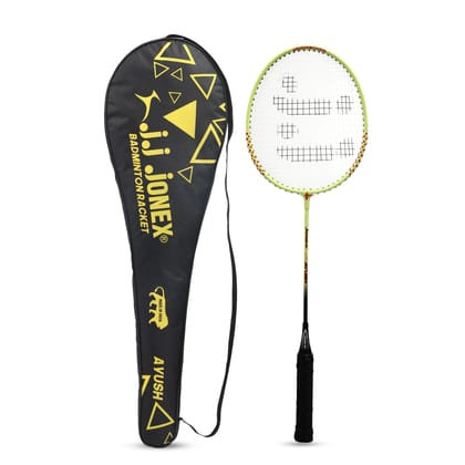 JJ Jonex Ayush Badminton Racket (Red Badminton Racket with Black Handle) JJ Jonex Ayush Badminton Racket (Red Badminton Racket with Black Handle)