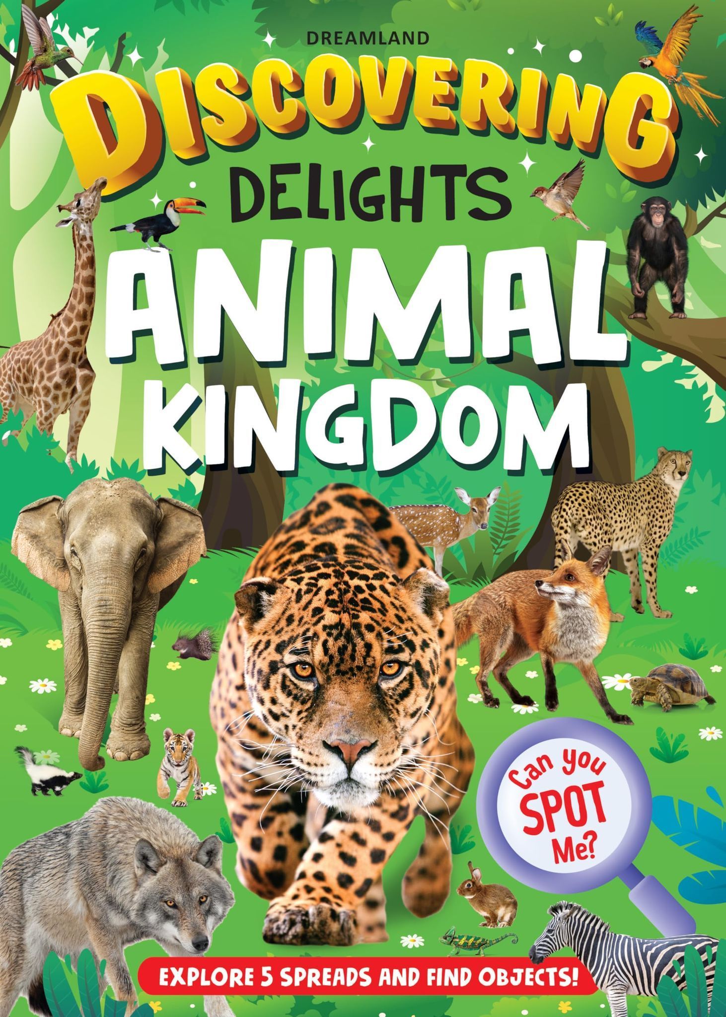 Animal Kingdom Discovering Delights Flap Book for Kids Age 4 - 10 years [Paperback] Dreamland Publications