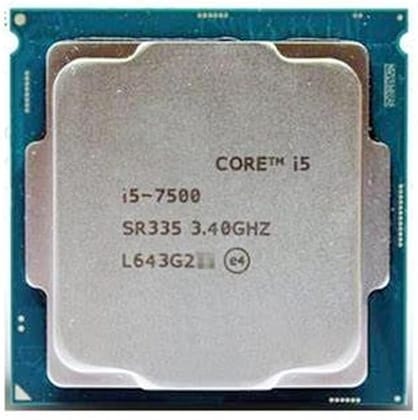 Intel Core i5 7400/7500/7600 7th Generation, 2.4/2.7/2.8/3.0/3.4/3.5/3.8 GHz, LGA1151 Socket, 4 Cores, 4 Threads, 6 MB Cache,LGA 1151 Desktop Processor, 1 Year Warranty (Silver)