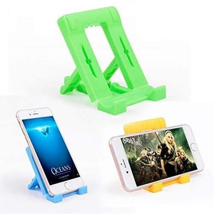 DHRUVINSRI Adjustable 4 Steps Foldable Mobile Stand Holder BUY 1 GET 1 FREE