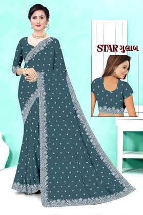 Star Woven Design Sarees