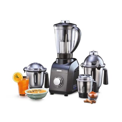 USHA 1200W TurboX Mixer Grinder | Faster and finer grinding | 100% Copper motor for long life, durability | 4 Stainless Steel Jars With Fruit Filter | 24000 rpm | 90 minutes continuous run time USHA 1200W TurboX Mixer Grinder | Faster and finer grinding USHA 1200W TurboX Mixer Grinder | Faster and finer grinding | 100% Copper motor for long life, durability | 4 Stainless Steel Jars With Fruit Filter | 24000 rpm | 90 minutes continuous run time USHA 1200W TurboX Mixer Grinder | Faster and finer grinding