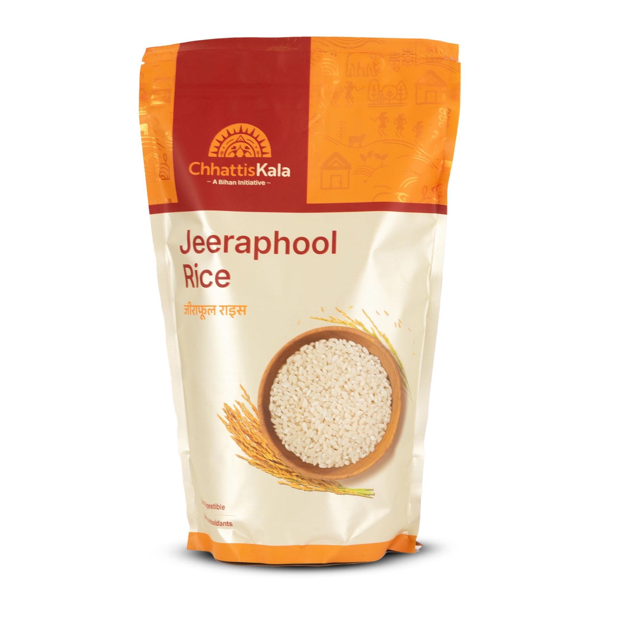 Chhattiskala A Bihan Initiative Jeeraphool Aromatic Rice 1kg Naturally Fragrant Short Grain Rice Authentic Indian Jeeraphool Chawal for Daily Cooking