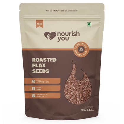 nourish you Organic Roasted Flax Seeds