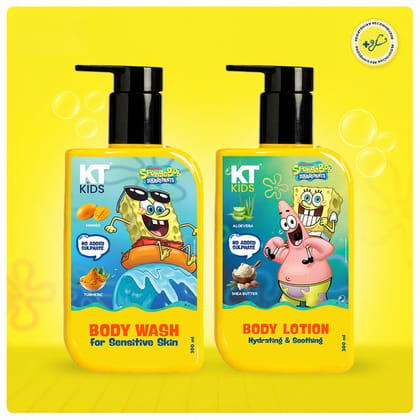 KT Kids Gentle Body Care Combo – Soft Body Wash + Moisturizing Kids Lotion - 600g