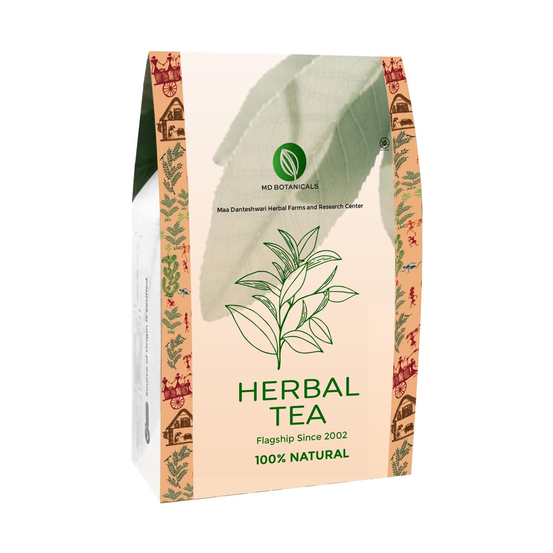 MD Botanicals Herbal Tea | Ayurvedic Detox & Immunity Booster | Caffeine-Free Wellness Tea | Pure Herbal Infusion | 70g Loose Leaf Blend