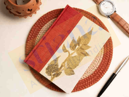 Handcrafted Leaf Pressed Notebook Handicrafts