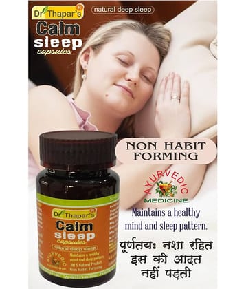 Calm Sleep Intoxication Free Ayurvedic 50+10 Free Capsule 500 Mg