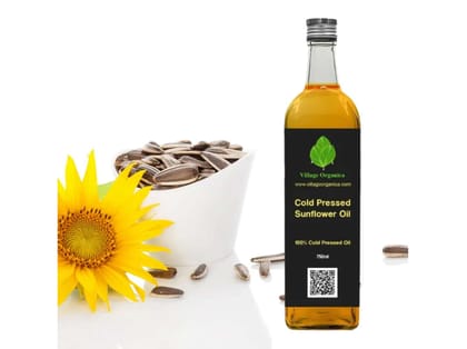 Cold Pressed Sunflower Oil - 750 Millilitre Cold Pressed Sunflower Oil - 750 Millilitre