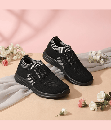 Adrun Black Women's Slip On