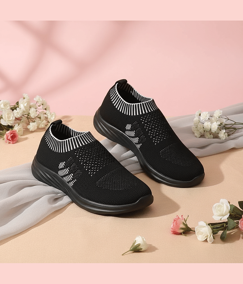 Adrun Black Women's Slip On