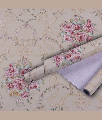 KAAF - Floral Wallpaper ( 40 x 250 ) cm ( Pack of 1 )